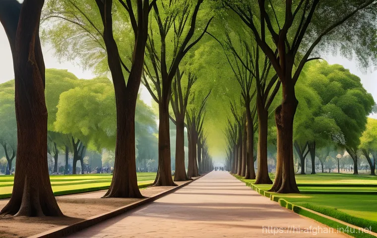 하자르 샤히 공원 방문기 - Here are three detailed image prompts in English, inspired by your description of "Hazaroon Shahi Pa...