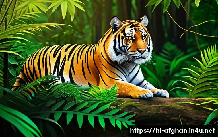 희귀 동식물 보호 프로젝트 - **Prompt 1: Majestic Tiger in Protected Habitat**
    "A majestic Bengal tiger, powerful and serene,...